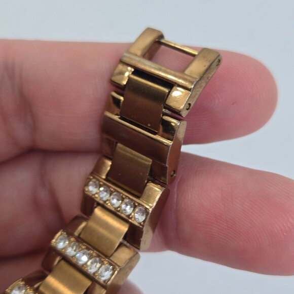 Fossil Women's Jesse Rose Gold-Tone Stainless Steel Bracelet Watch 34mm ES3020 - Picture 9 of 15